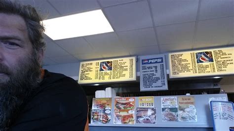 Menu at Mr Goody's restaurant, Griffith