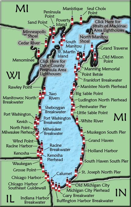 Michigan Beaches Map - Share Map