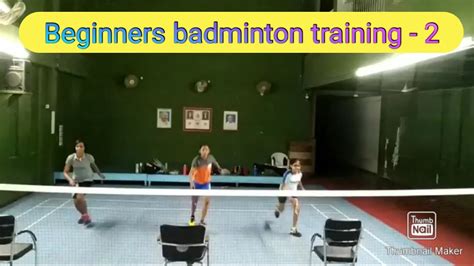 Beginners badminton drills // beginners badminton coaching - YouTube