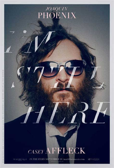 Joaquin Phoenix mockumentary "I'm Still Here" movie poster * starcasm.net