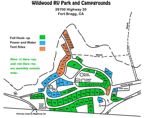 Wildwood State Park Campground Map