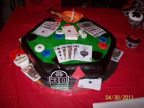 Poker Table - CakeCentral.com