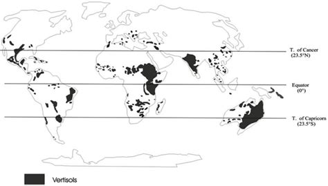 Vertisol distribution map of the world [2] | Download Scientific Diagram