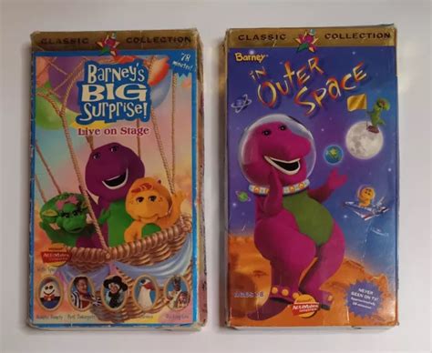 LOT OF 2 Barney Classic Collection VHS: Barney's Big Surprise & In ...