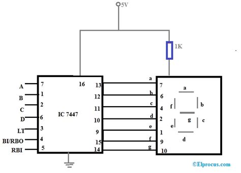 7447 Circuit Diagram