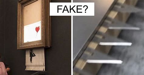 Guy Notices That Something Doesn’t Add Up In Banksy Shredding, Explains Why It Was FAKE | Bored ...