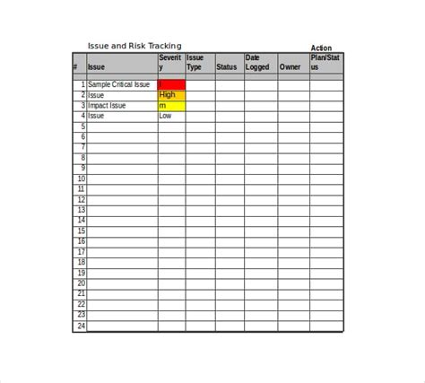 Issue Tracker Template Excel Free Download