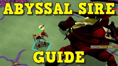 Ultimate Abyssal Sire Guide 2023 (OSRS) - YouTube