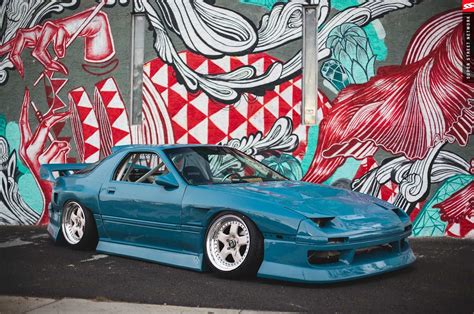 1987, Mazda, Rx7, Blue, Aero, Kit, Cars, Modified Wallpapers HD ...