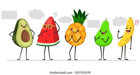 Kawaii Fruit Clipart Images