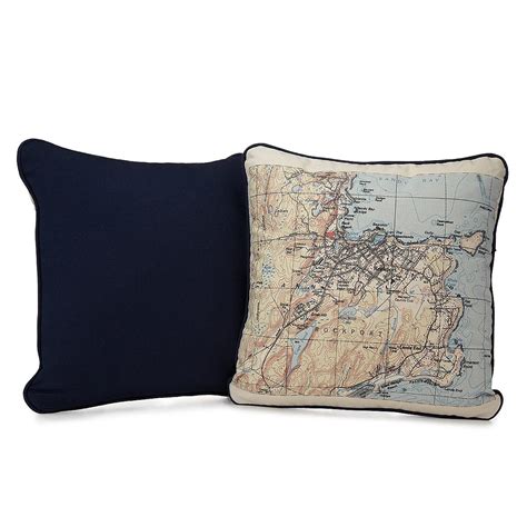 Custom Map Pillow | Personalized Map Cushion | UncommonGoods