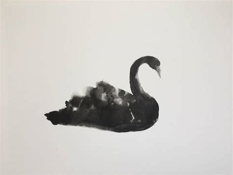 black swan Painting by Kim Kimbro | Saatchi Art