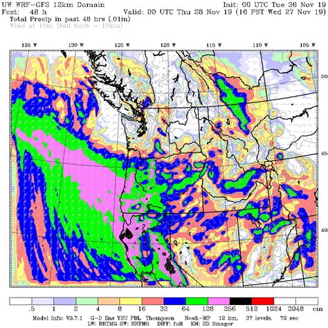 Historic Storm For Southern Oregon/Northern California on Tuesday ...