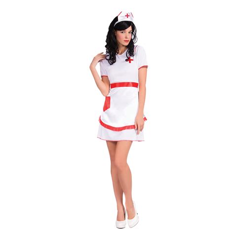 Women Nurse Uniform Hospital Scrubs Outfit Cosplay Halloween Costume - Walmart.com - Walmart.com