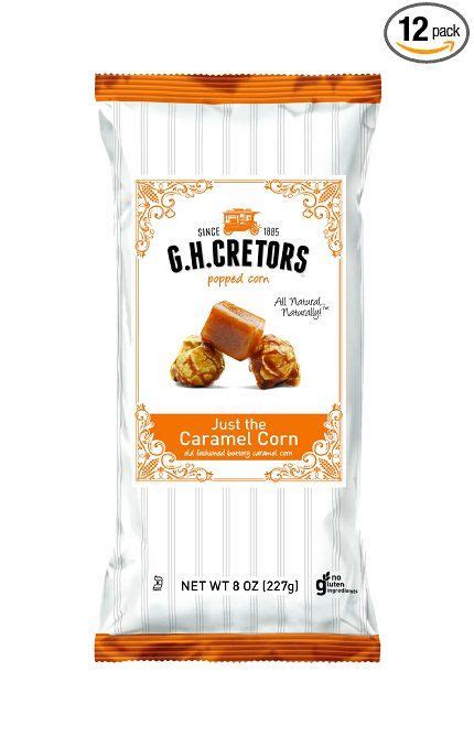 G.H. Cretors Popcorn Just The Caramel Corn, 8-Ounce Bags | Caramel corn ...