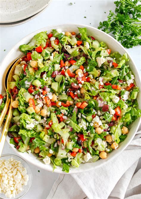 Mediterranean Chopped Salad - Eat Yourself Skinny