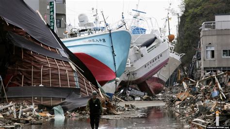 Tsunami Waves Hit Japan's Northeast After Large Earthquake