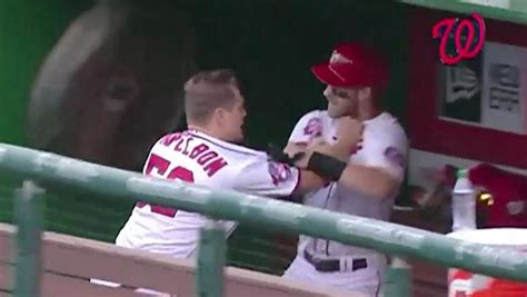 Bryce Harper, Jonathan Papelbon have altercation in Nationals dugout ...