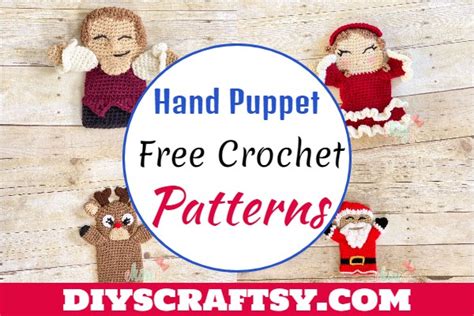 25 Crochet Hand Puppet Patterns - DIYsCraftsy