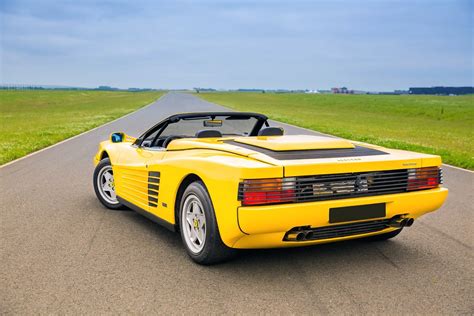 ferrari, Testarossa, Spider, Cars, Yellow, 1988 Wallpapers HD / Desktop and Mobile Backgrounds