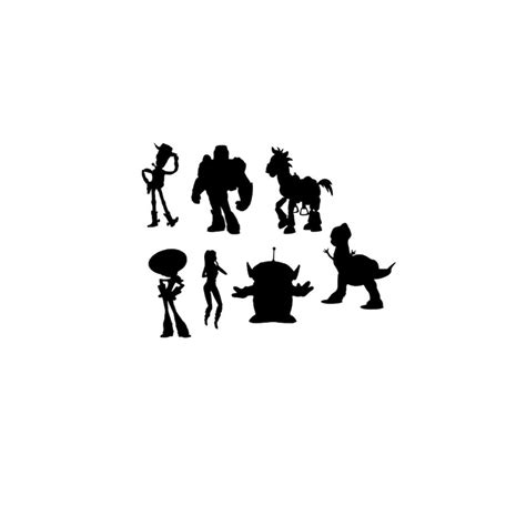 Toy Story Silhouette - SVG Download File - Plotter File - Cr - Inspire ...