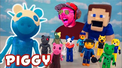 PIGGY ROBLOX & FGTEEV Psycho Piggy SERIES 1 & 2 Video Game Phat Mojo Figures! - YouTube