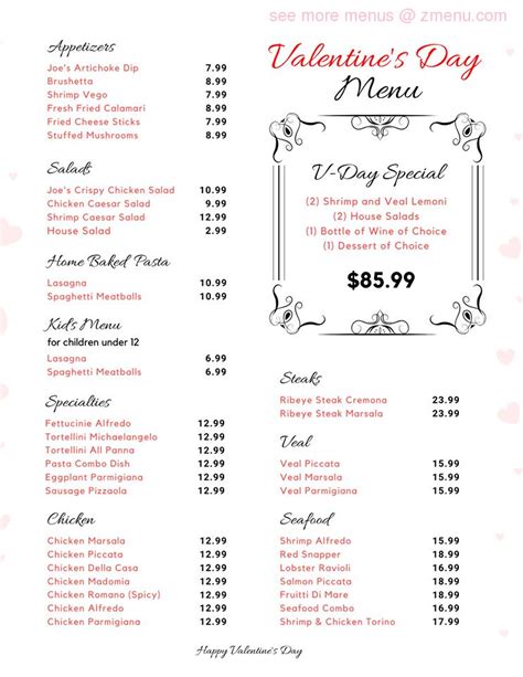 Menu at Mario's Italian Restaurant & Bar, Hattiesburg, 122 carlisle dr