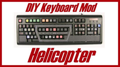 Flight Sim Helicopter Keyboard Mod | DIY Instructions