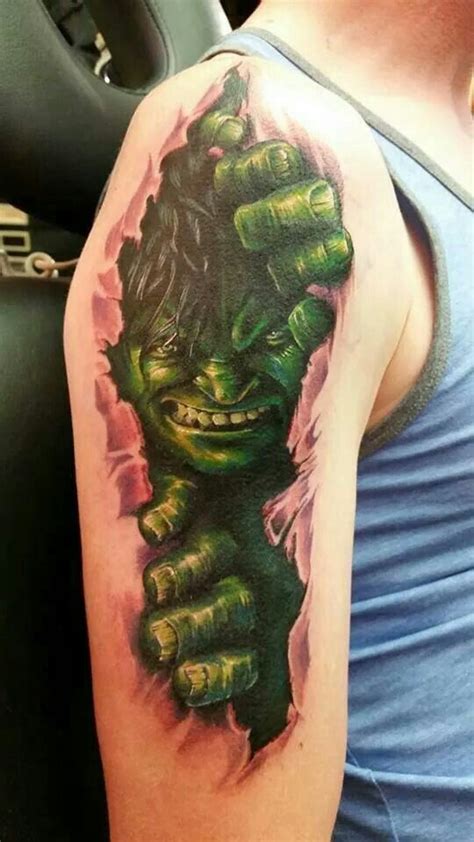 Incredible Hulk | Marvel tattoos, Hulk tattoo, Tatuagem de manga