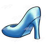 Abeka | Clip Art | Blue Dress Shoe