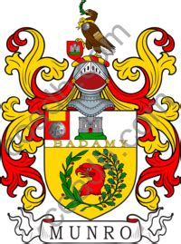 Munro Family Crest, Coat of Arms and Name History