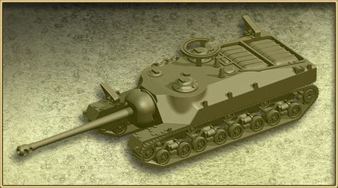 3D Resin Printed Sci Fi War Tank With Double Barreled Cannon For 28mm Sci-Fi Tabletop Wargames ...