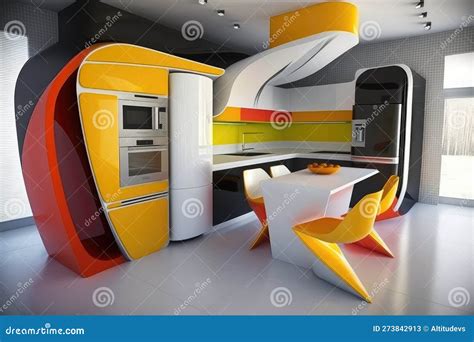 Futuristic Kitchen, with Sleek and Modern Designs, Futuristic ...