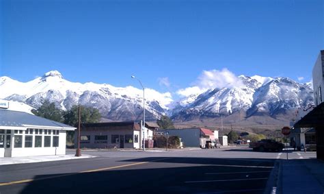 Mackay, Idaho 83251: Mackay Idaho Main Street October 8 2011