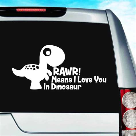 Car Body & Exterior Styling Parts Sticker Dinosaur vinyl car Decal alfa ...