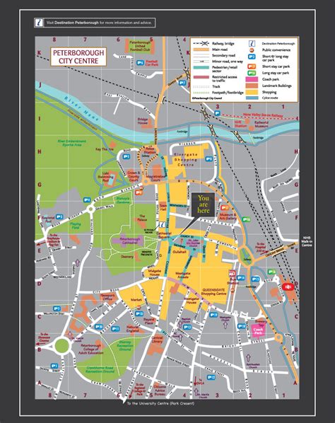 Peterborough City Centre Map - China Map Tourist Destinations