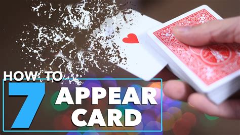 7 Magic Tricks to Make Cards Appear in Your Hands Tutorial - YouTube