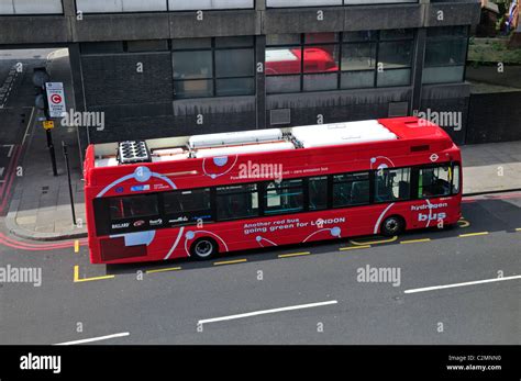 Hydrogen powered red bus, London, United Kingdom Stock Photo - Alamy