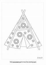 Native American Teepee Printable Templates Coloring Pages Te sketch template