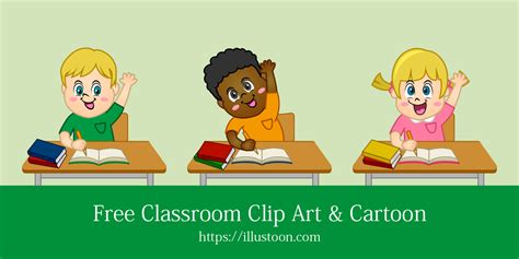 Classroom Clip Art & Cartoon Free Download｜Illustoon