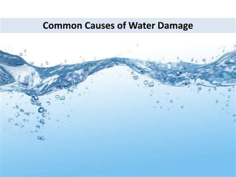 Common Causes of Water Damage