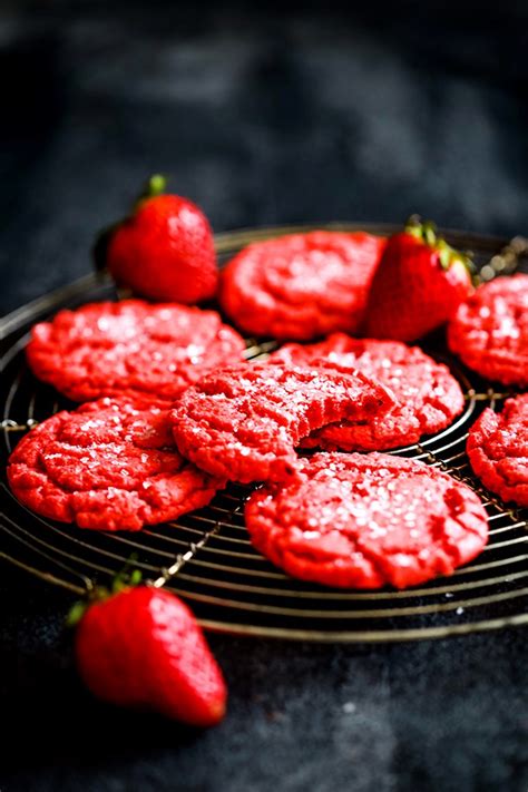 Strawberry Sugar Cookies - Melanie Makes