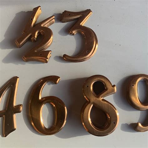 Mid Century Modern House Numbers - Etsy