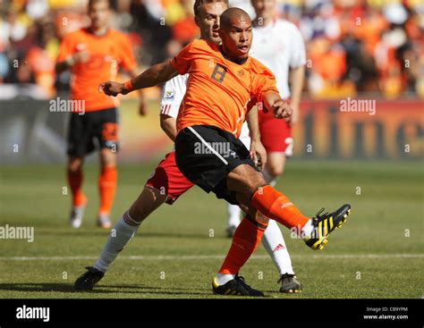 Nigel de Jong of the Netherlands in action during a 2010 FIFA World Cup ...