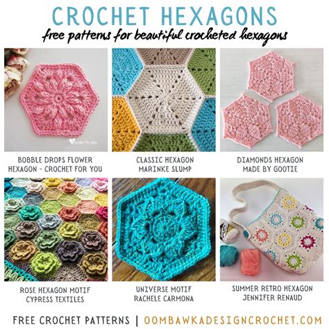 10 Free Crochet Hexagon Patterns