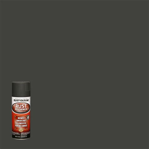 Black, Rust-Oleum Automotive Rust Reformer Flat Spray Paint-248658, 10.25 oz - Walmart.com