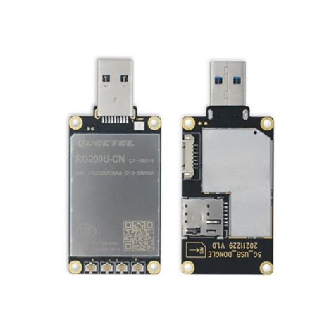 Quectel Small size 5G USB3.0 DONGLE Sim Card RG200U CN 5g Module Adapter Board Support TTL Level ...