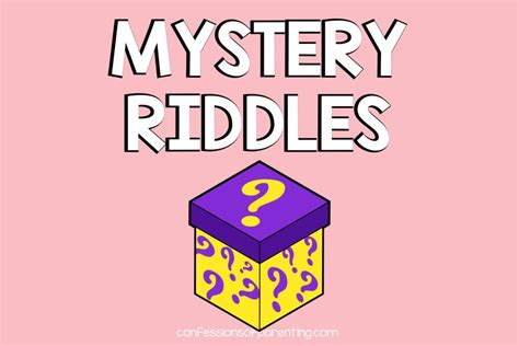 60 Mystery Riddles To Solve