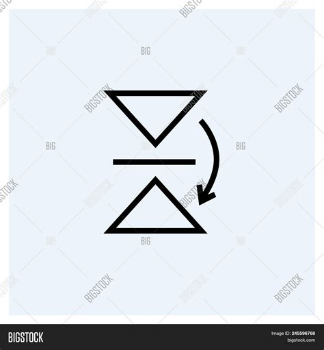 Flip Vertical Icon Vector & Photo (Free Trial) | Bigstock