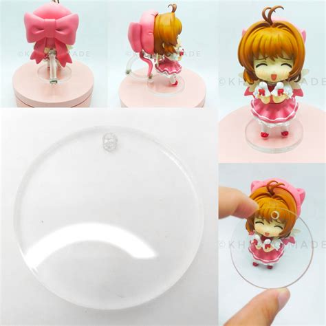 Nendoroid and Figma Circular Acrylic Base Clear, Hobbies & Toys, Toys ...